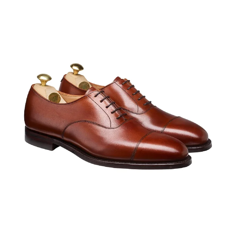 Comfortable Running Sneakers Online Connaught 2 Chestnut Burnished Calf