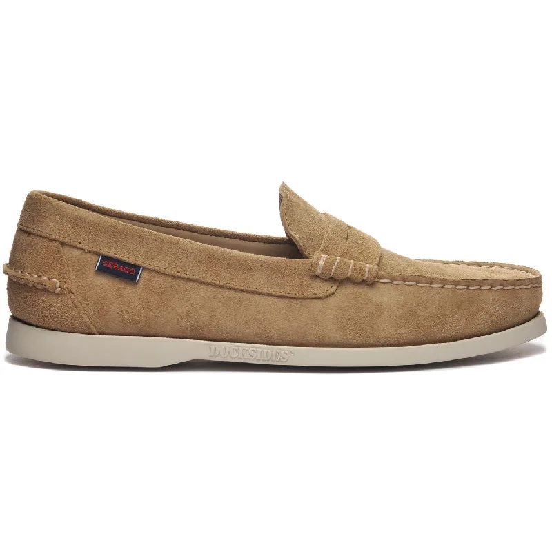 Stylish Running Sneakers Sale Dan Boat Roughout - Camel