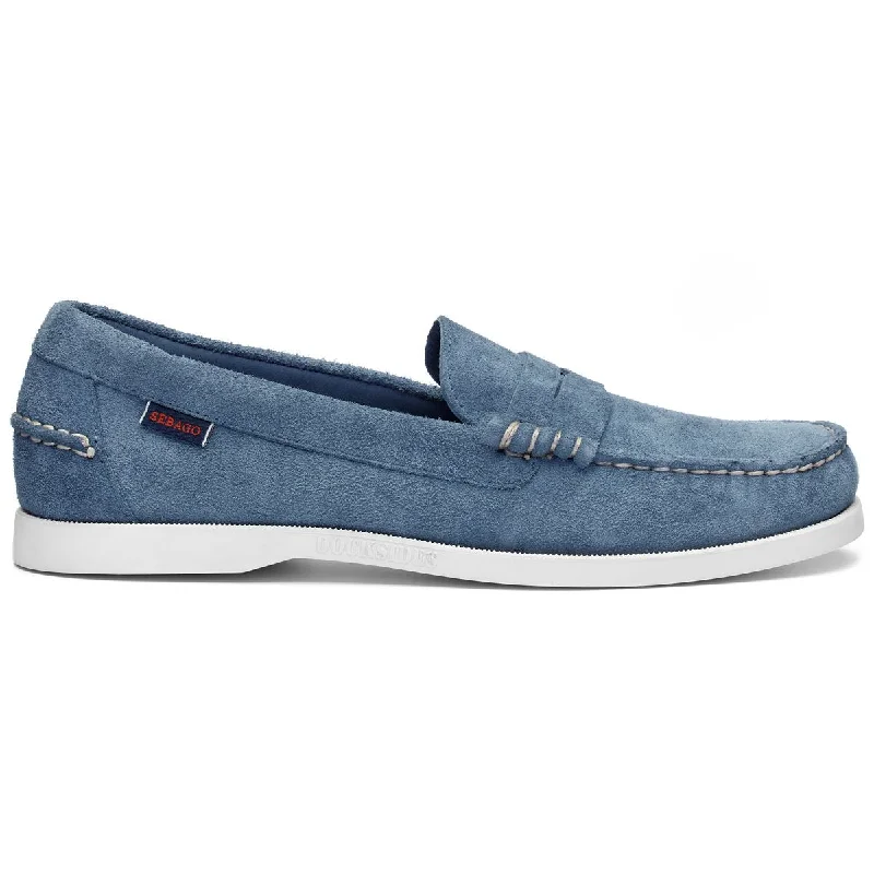 Stylish Hiking Sneakers Dan Boat Roughout - Indigo