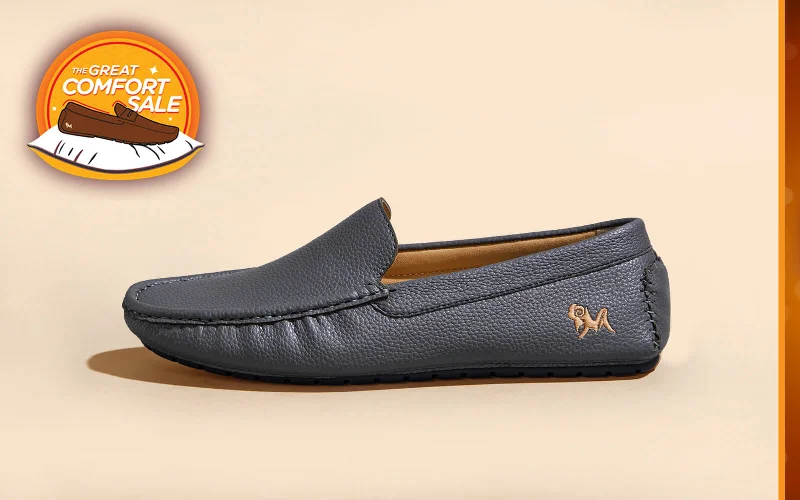Formal Sports Shoes Dapper loafers : Grey