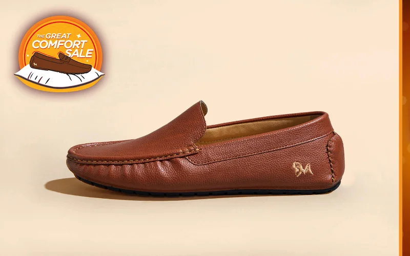 Sporty Hiking Shoes Dapper loafers : Tan