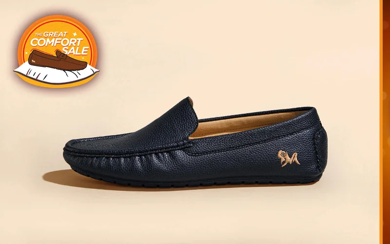 Cozy Indoor Slippers Dapper loafers : Black