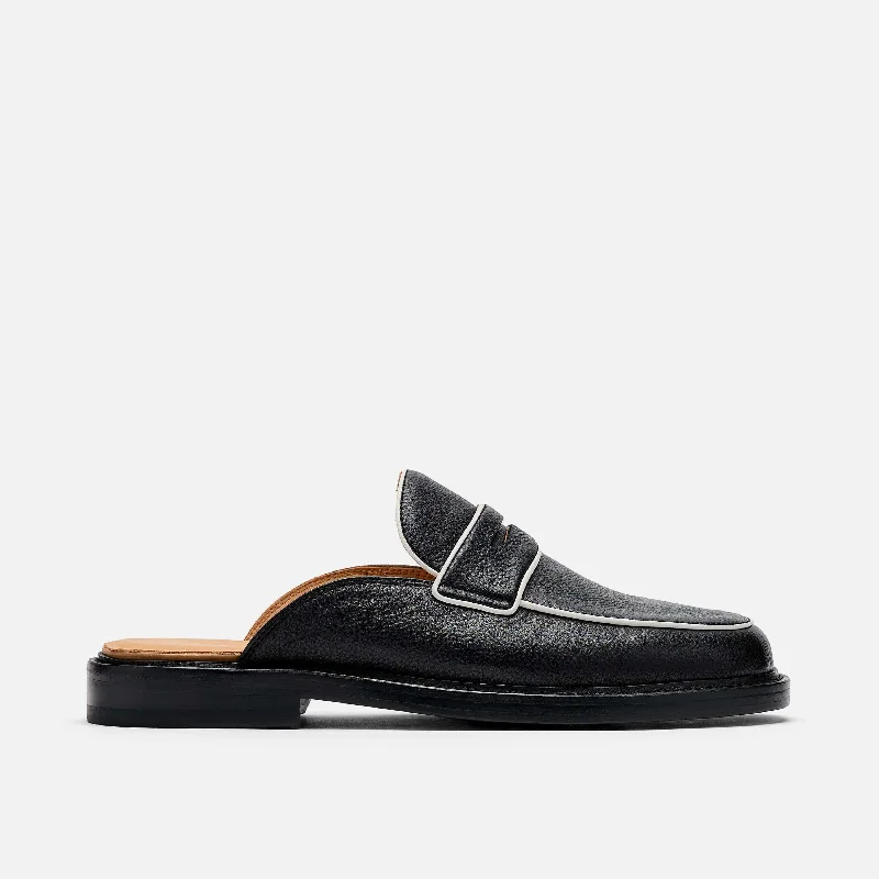 Comfortable Snow Boots For Hiking Del Mar Black Loafer Mules