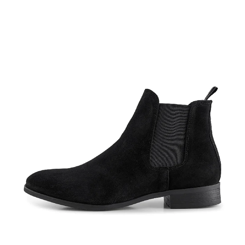 Formal Sports Shoes Dev chelsea boot suede - BLACK