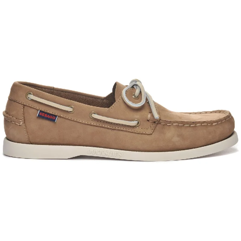 Comfortable Loafers For Men Docksides Portland Nubuck - Taupe
