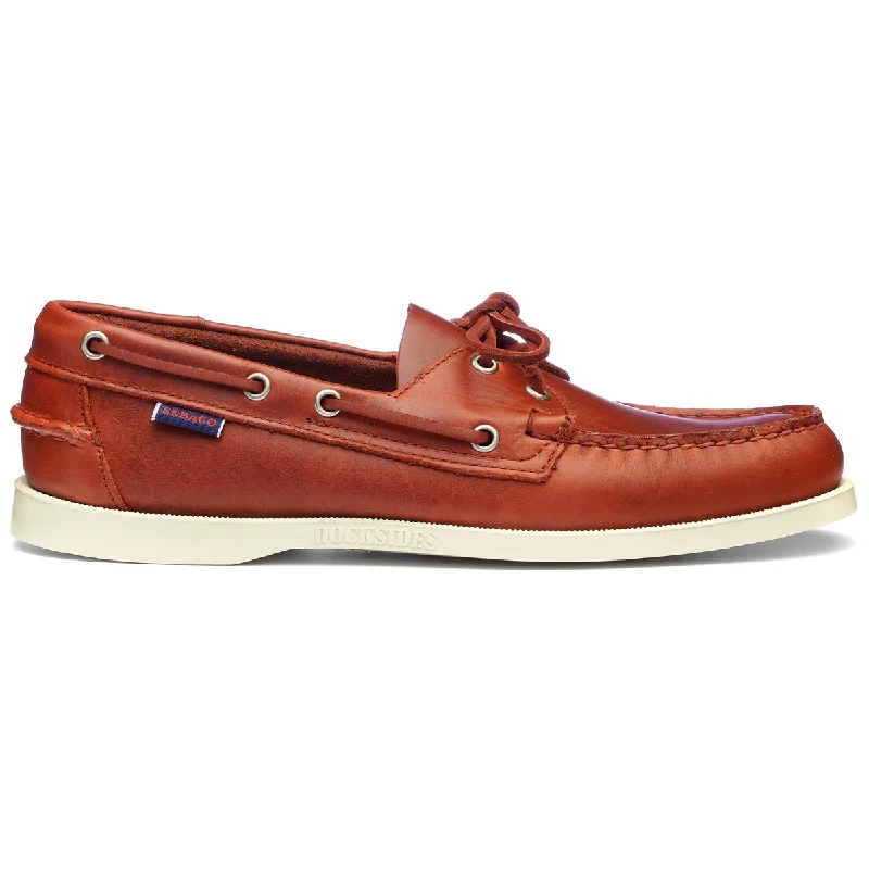 Comfortable Walking Sandals Portland Waxed - Deep Red