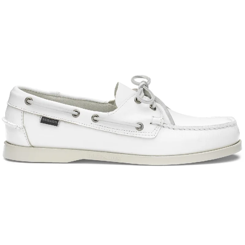 Classic Flat Shoes Docksides Portland - White