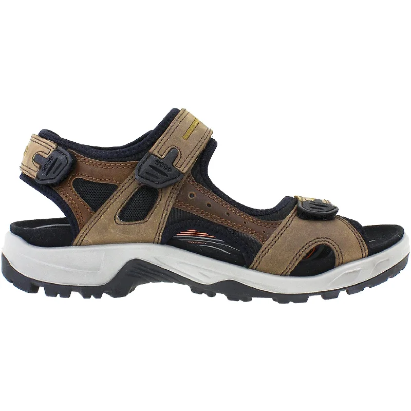 Comfortable Sandals For Winter Men's Ecco Yucatan Espresso/Cocoa/Black Nubuck/Leather Comfortable Sandals For Winter Men's Ecco Yucatan Espresso/Cocoa/Black Nubuck/Leather