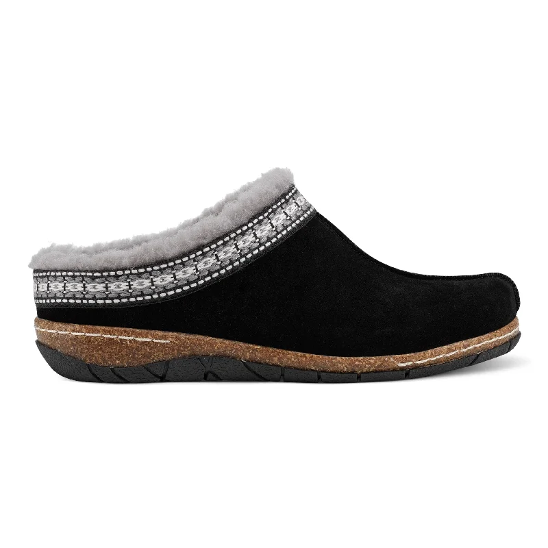 Leather Boots For Sale Elya Round Toe Casual Slip-on Flat Clogs