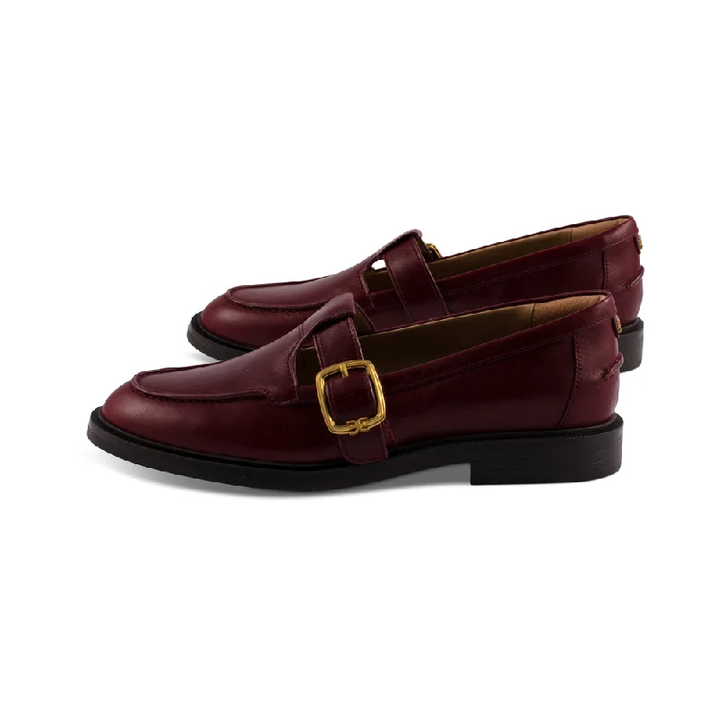 Casual Running Footwear Sale Elyana Wine Box Leather F24