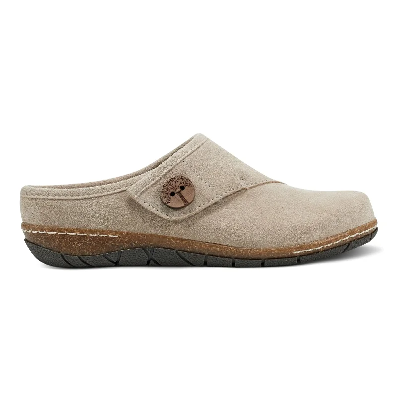Breathable Hiking Boots Ezra Round Toe Casual Slip-on Flat Clogs