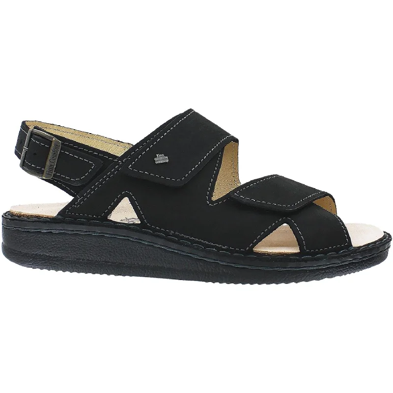 Comfortable Formal Footwear Men's Finn Comfort Toro Soft Black Cherokee Nubuck