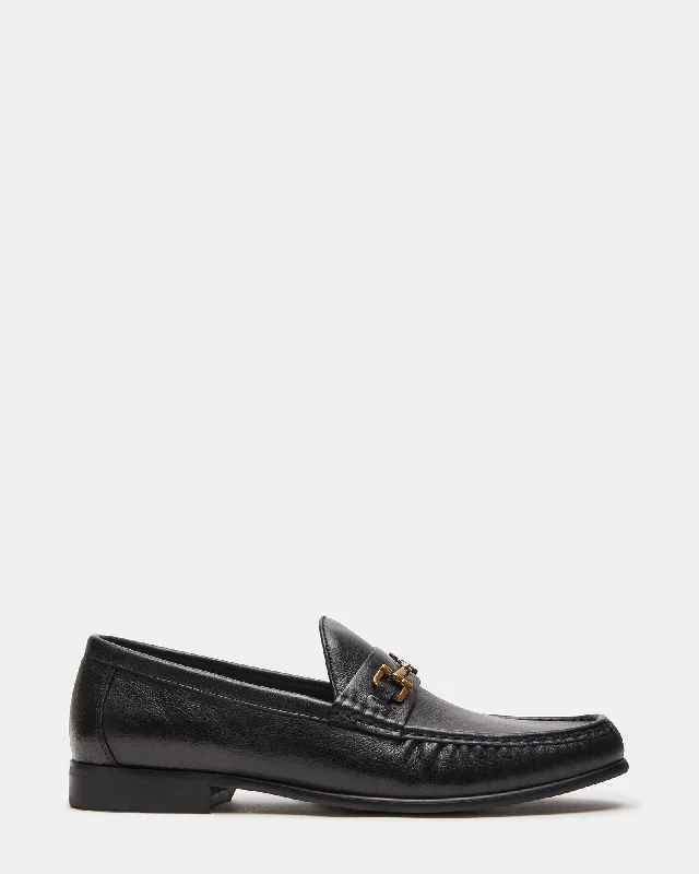 Comfortable Sandals For Hiking FREDERICK BLACK LEATHER