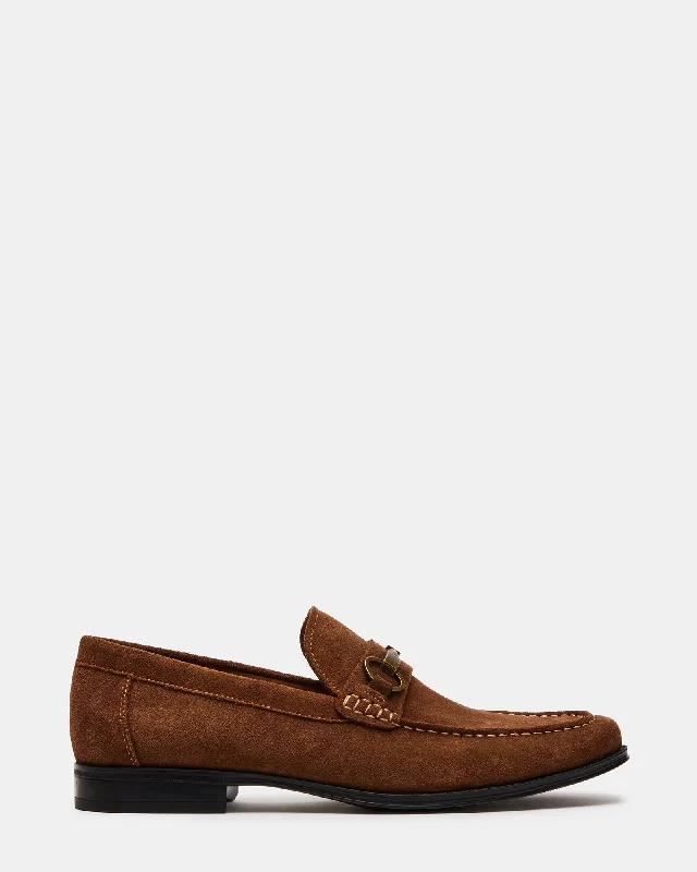 Comfortable Running Boots GADDIS TOBACCO SUEDE