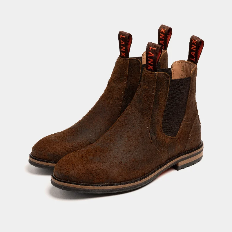 Comfortable Lace-Up Shoes GARSTANG // BRONZE BROWN