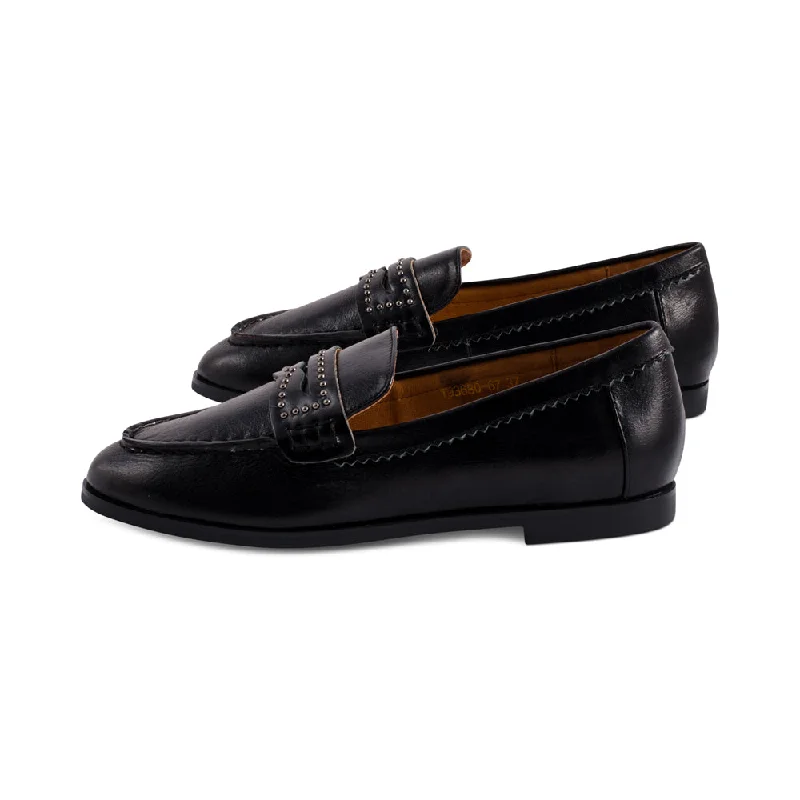 Durable Hiking Footwear Online Glam Black Oil Leather F24