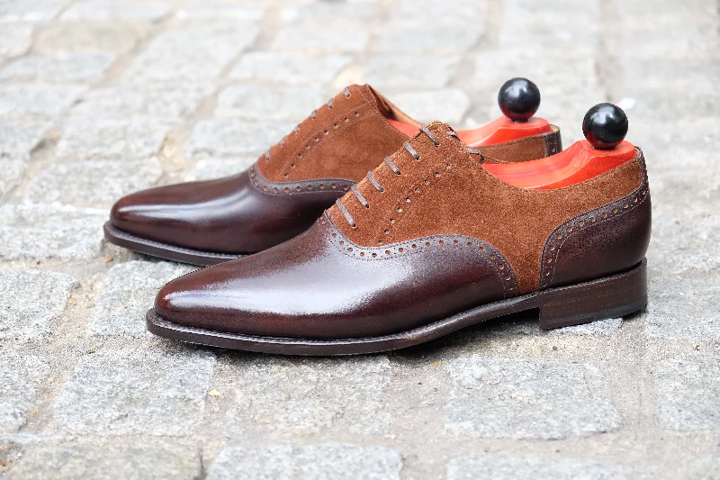 Trendy Hiking Footwear Sale Greenwood - MTO - Dark Brown Museum Calf / Dark Brown Suede - JKF Last - Single Leather Sole Trendy Hiking Footwear Sale Greenwood - MTO - Dark Brown Museum Calf / Dark Brown Suede - JKF Last - Single Leather Sole