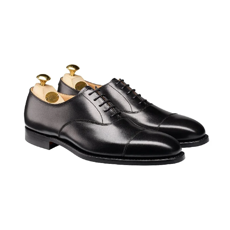 Casual Running Footwear Online Hallam Black Calf (City Sole)