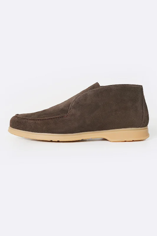 Casual Sandals Collection HIGH-TOP LEATHER LOAFERS