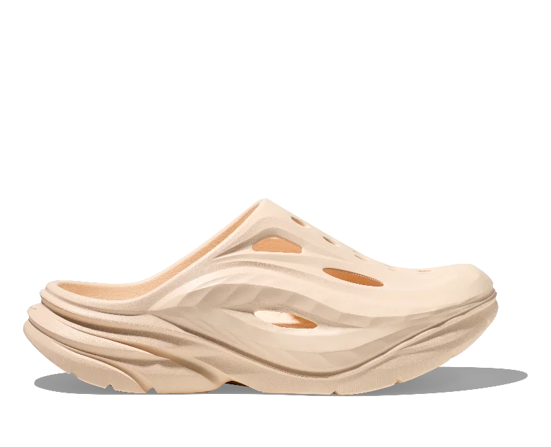 Warm Hiking Boots Hoka Ora Recovery Mule Vanilla Vanilla Unisex