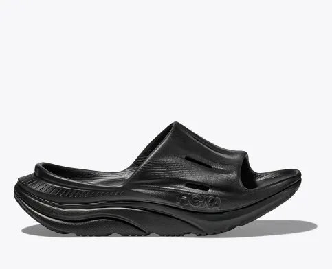 Trendy High Top Sneakers Hoka Ora Recovery Slide 3 Black Black Unisex
