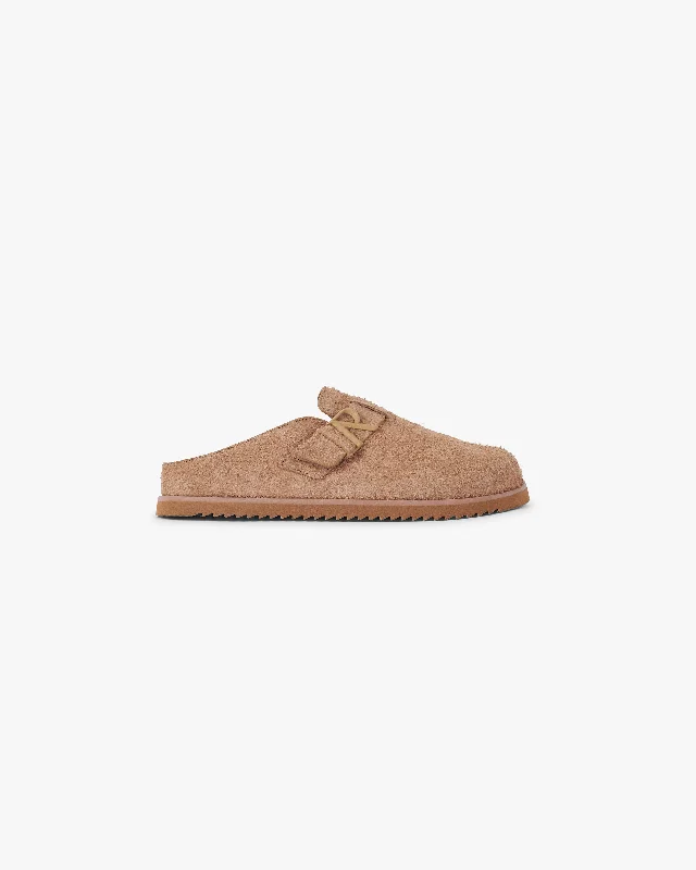 Durable Work Sandals Initial Mule - Tan