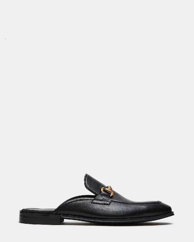 Durable Sports Sneakers JARRIS BLACK LEATHER