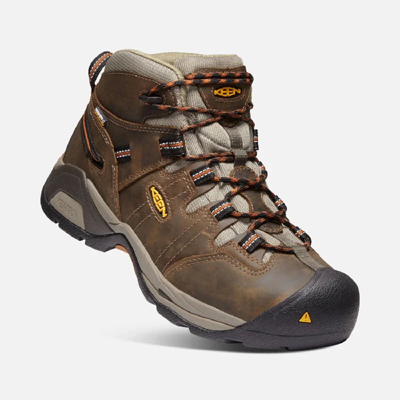 Stylish Hiking Shoes Sale Keen Men's Detroit XT Mid Soft Toe Work Boot