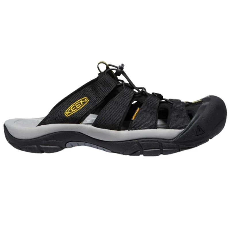 Outdoor Work Sneakers KEEN Men's Newport Slide - Black/Keen Yellow