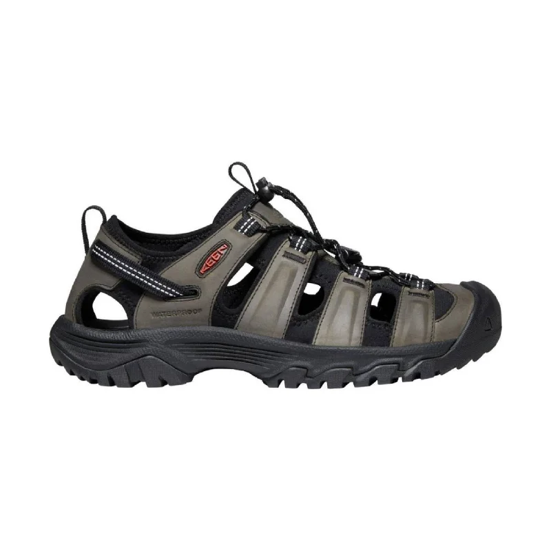 Trendy Hiking Sneakers For Sale KEEN Men's Targhee III Sandal - Grey/Black