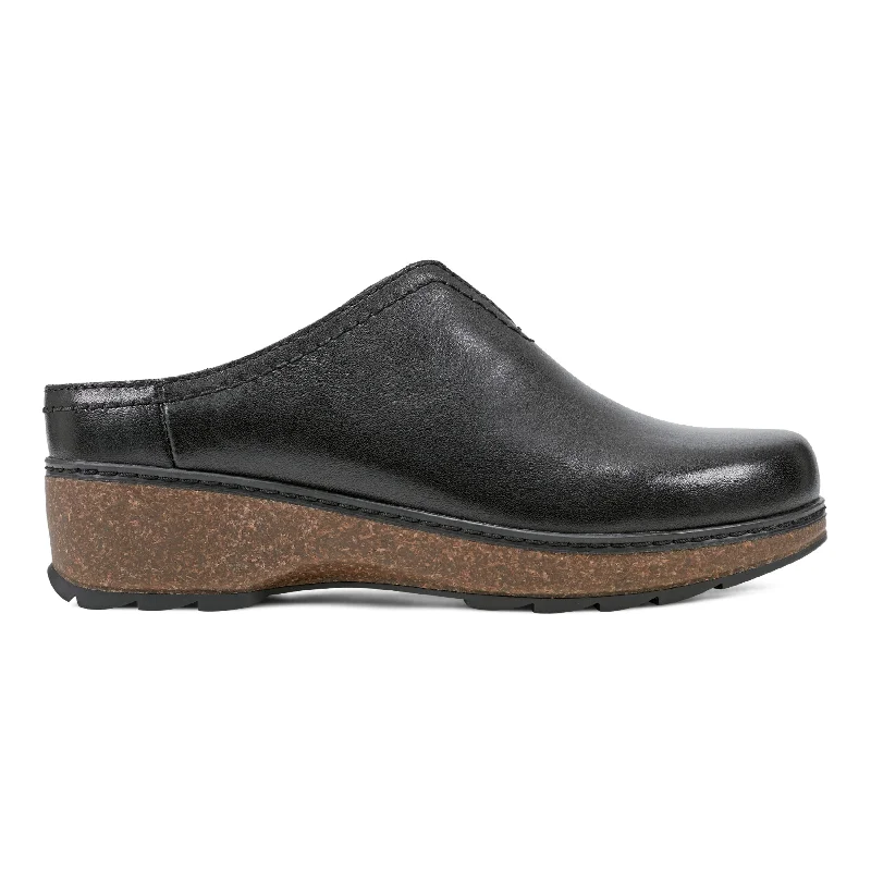 Comfortable Hiking Boots For Winter Kolia Round Toe Slip-on Casual Heeled Mules