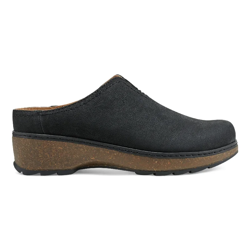 Trendy Hiking Sandals Online Kolia Round Toe Slip-on Casual Heeled Mules