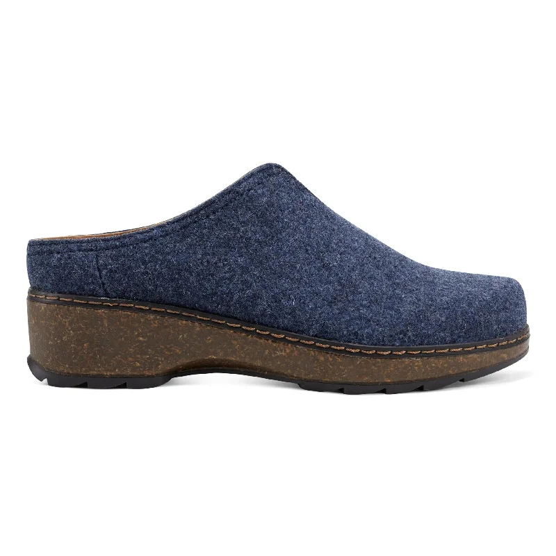 Best Hiking Boots For Sale Kolia Round Toe Slip-on Casual Heeled Mules