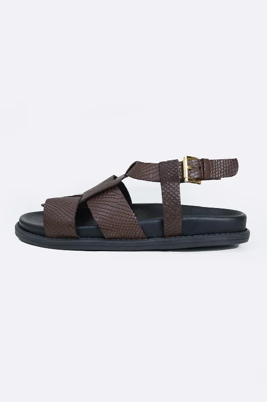 Trendy Hiking Boots Sale LEATHER SANDALS