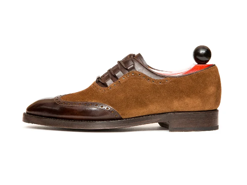 Durable Snow Boots Leavenworth - MTO - Dark Brown Museum Calf / Snuff Suede - SEA Last - Double Leather Sole Durable Snow Boots Leavenworth - MTO - Dark Brown Museum Calf / Snuff Suede - SEA Last - Double Leather Sole