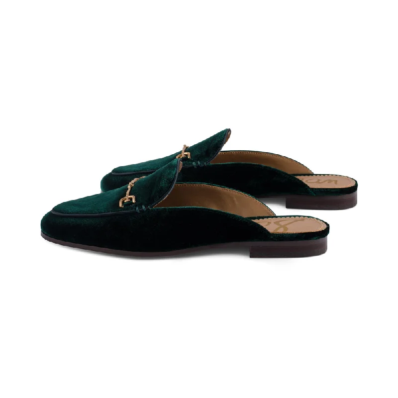 Winter Shoes For Sale Lizzie Emerald Silk Velvet F24
