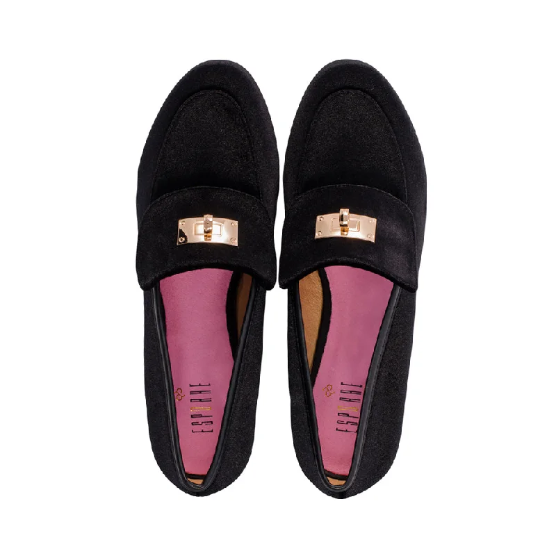 Durable Outdoor Shoes Lockit Black Velvet F24