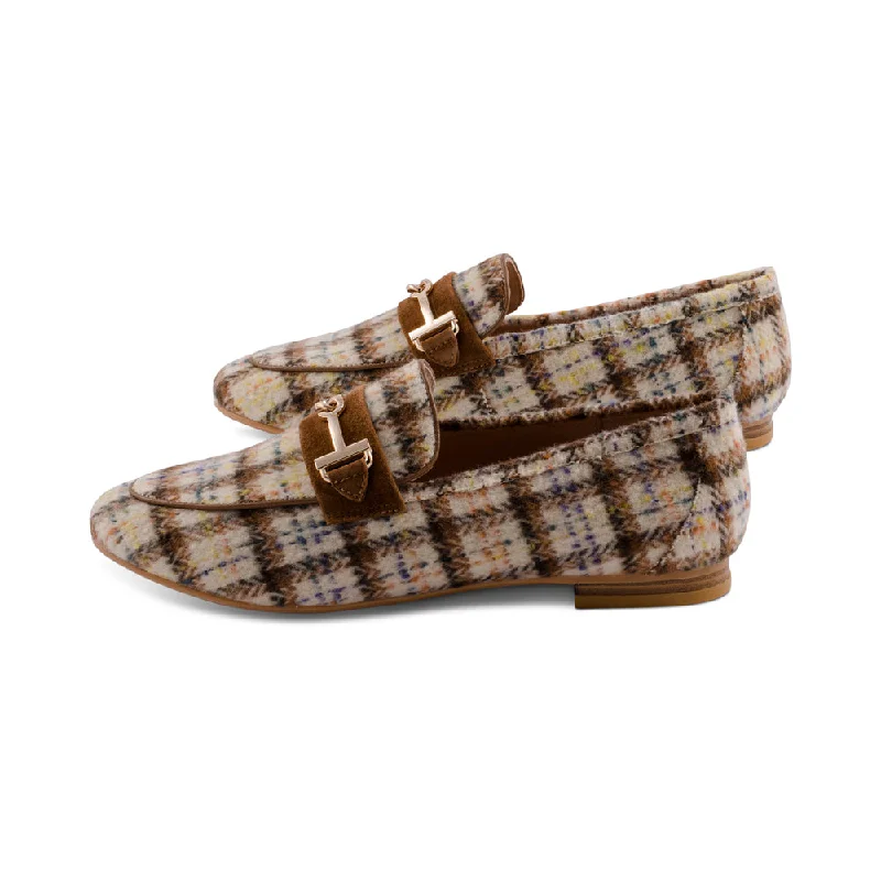 Casual Hiking Footwear Lory Cream Multi Plaid F24