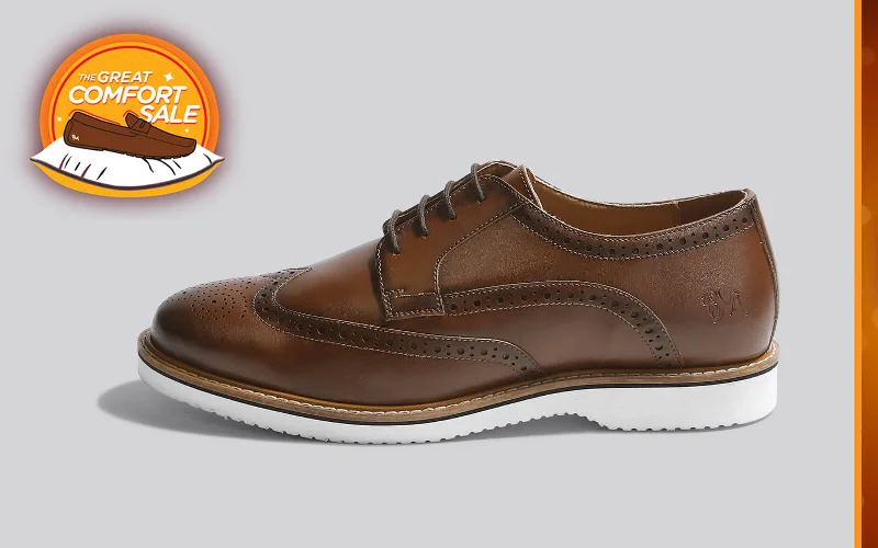 Outdoor Athletic Shoes Luxe Brogues : Tan