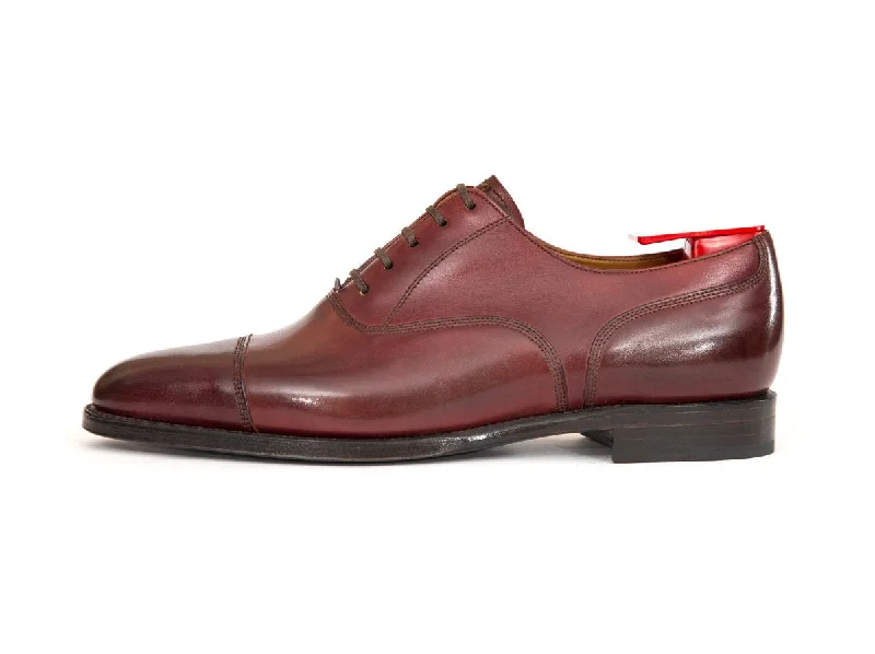 Comfortable Snow Sneakers Magnolia - MTO - Burgundy Calf - TMG Last - Single Leather Sole