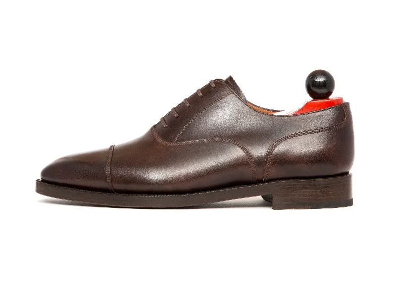 Comfortable Winter Sandals Magnolia - MTO - Dark Brown Museum Calf - MGF Last - Double Leather Sole Comfortable Winter Sandals Magnolia - MTO - Dark Brown Museum Calf - MGF Last - Double Leather Sole