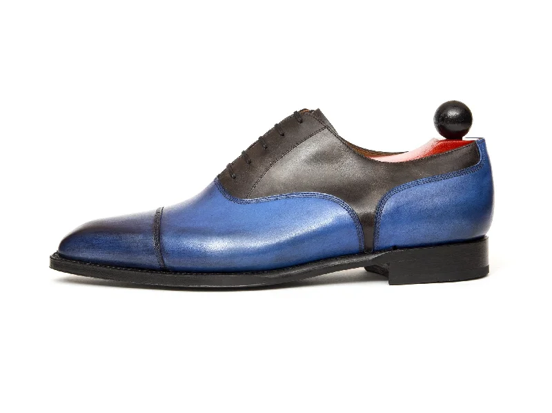 Trendy Boots For Winter Magnolia - MTO - Sky Blue Calf / Grey Museum Calf - MGF Last - Single Leather Sole