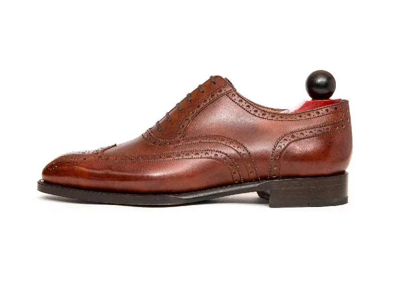 Running Shoes For Hiking McClure - MTO - Gold Museum Calf - NGT Last - Single Leather Sole Running Shoes For Hiking McClure - MTO - Gold Museum Calf - NGT Last - Single Leather Sole