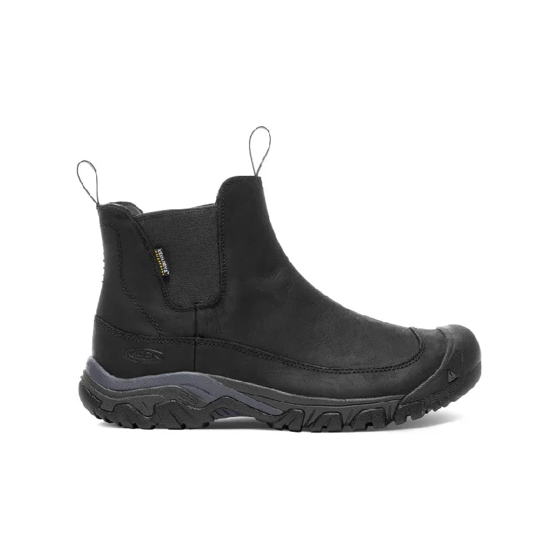 Sporty Winter Sandals Men's Anchorage III Waterproof Boot  |  Black/Raven