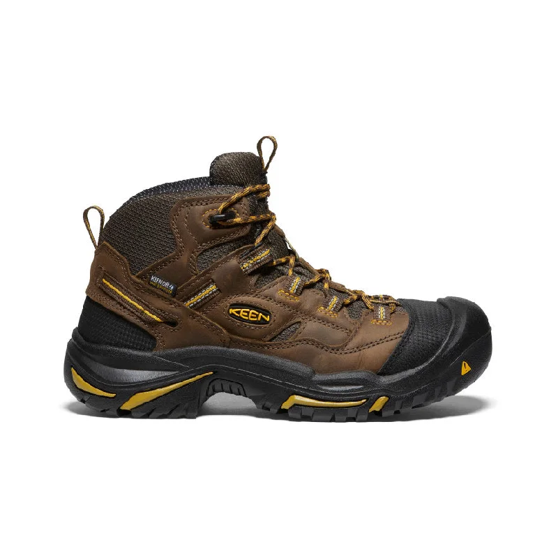 Comfortable Running Sandals For Sale Men's Braddock Waterproof Mid (Steel Toe)  |  Cascade Brown/Tawny Olive