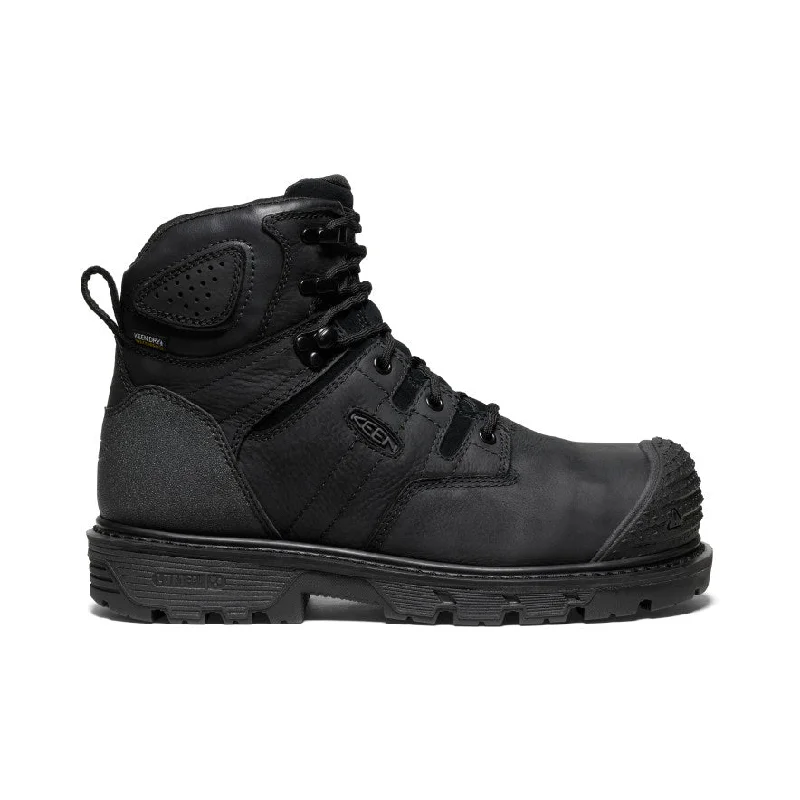 Stylish Hiking Sandals For Sale Men's Camden 6" Waterproof Boot (Carbon Toe)  |  Black/Black