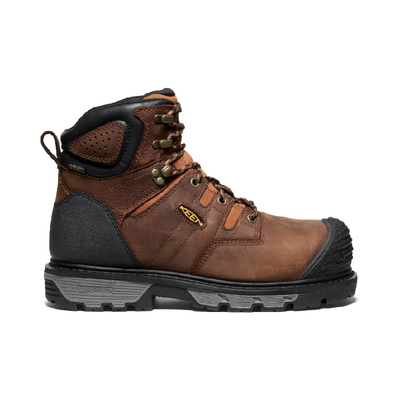 Comfortable Sports Sandals For Sale Men's Camden 6" Waterproof Boot (Carbon Toe)  |  Leather Brown/Black