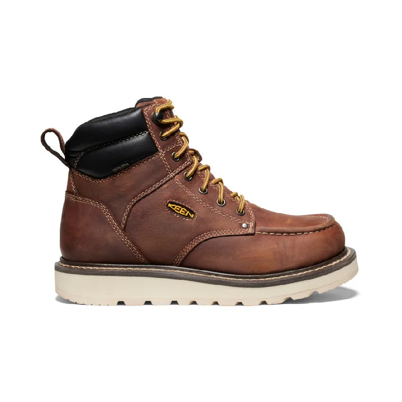 Trendy Work Boots For Sale Men's Cincinnati 6" Waterproof Boot (Soft Toe)  |  Tuscan Red/Sandshell