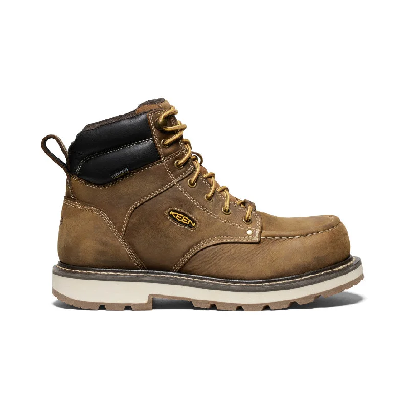 Comfortable Summer Shoes For Sale Men's Cincinnati 6" Waterproof 90° Heel Boot (Carbon Toe)  |  Belgian/Sandshell