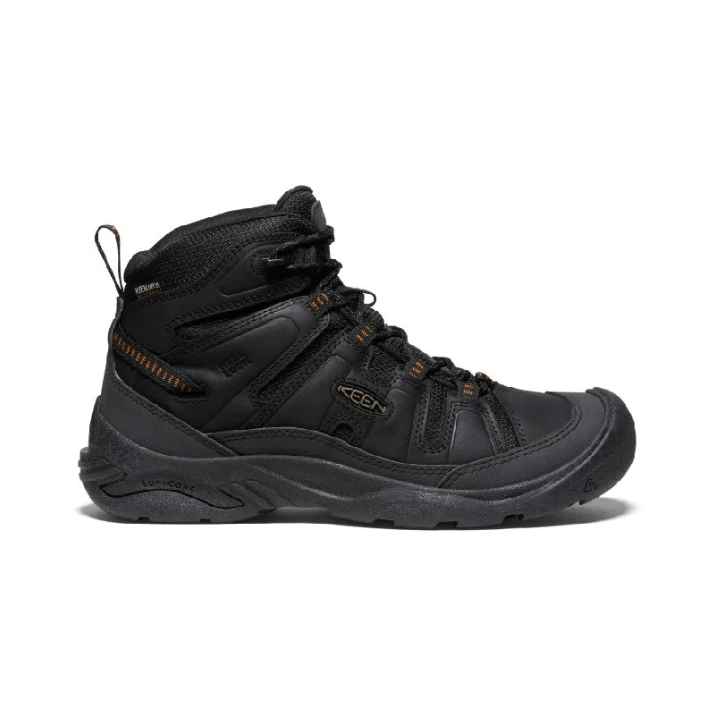 Casual Running Footwear Sale Men's Circadia Waterproof Boot  |  Black/Curry